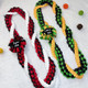 Personalized Tri-Color Graduation Lei, Custom 3 Ribbon Colors, Class of 2026 Senior Gift