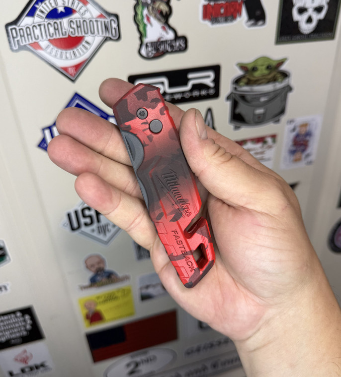 Milwaukee Fastback Utility Knife - Red MC