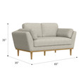 White Pepper Loveseat