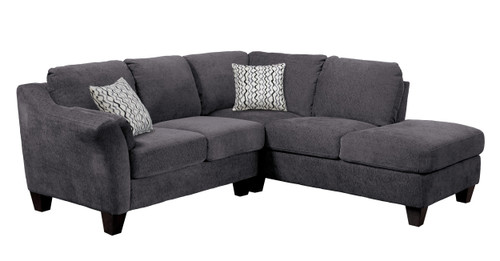 Gary Midnight Gray Right Side Facing Sectional