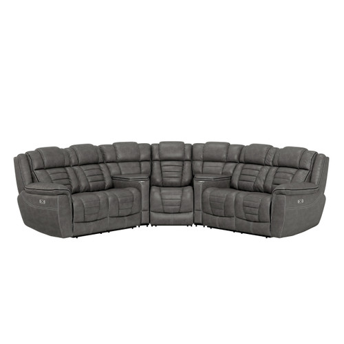 Clarkston Gray Shadow Power Reclining Sectional