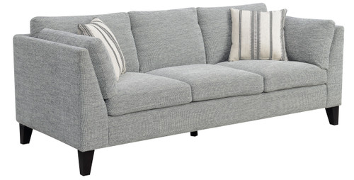 Durham Light Gray Sofa Angle Image