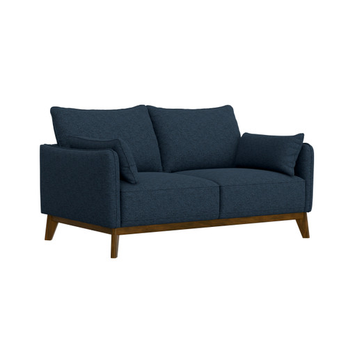 Edward Navy Storm Loveseat