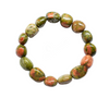 GB Unakite Tumbled Bracelet Elastic Bracelet