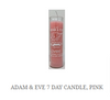 7 Day Candle Adam & Eve Pink