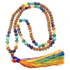 Jap Mala Rudrashka Chakra w/ Rainbow Tassel