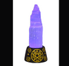 Selenite Tower Pentagram with Changing Color LED