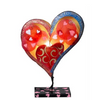 Heart Mural Capiz Shell Table Lamp