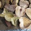 Bowl Teak Wood Heart