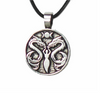 Lady & The Dragon Pewter Pendant