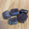 Agate Red Moss Tumbled Stone 1"