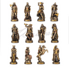 Norse Pantheon Gods and Goddesses Small Statues Bronze