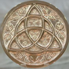 Altar Tile Triquetra Silver Plated Brass 9"