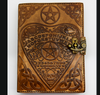 Journal Embossed Leather Quija Board Planchette