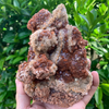 Aragonite Brown Red White Specimen 940g 14.7cm