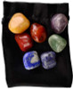 Chakra Set in Black Velvet Bag