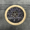Gemstone Coaster or Altar Tile w/ Symbol - Select