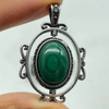 Pendant Rotatable Stainless Steel w/ Gemstone - Select