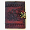 Journal Leather 5x7 Sabrina Pentagram w/ Metal Lock