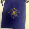 Tarot Bag Velvet w/ gold symbol 6"x9" Select -