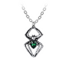 Emerald Spidering Pendant by Alchemy