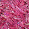 Quartz Aura Pink Point 1"-2.5"