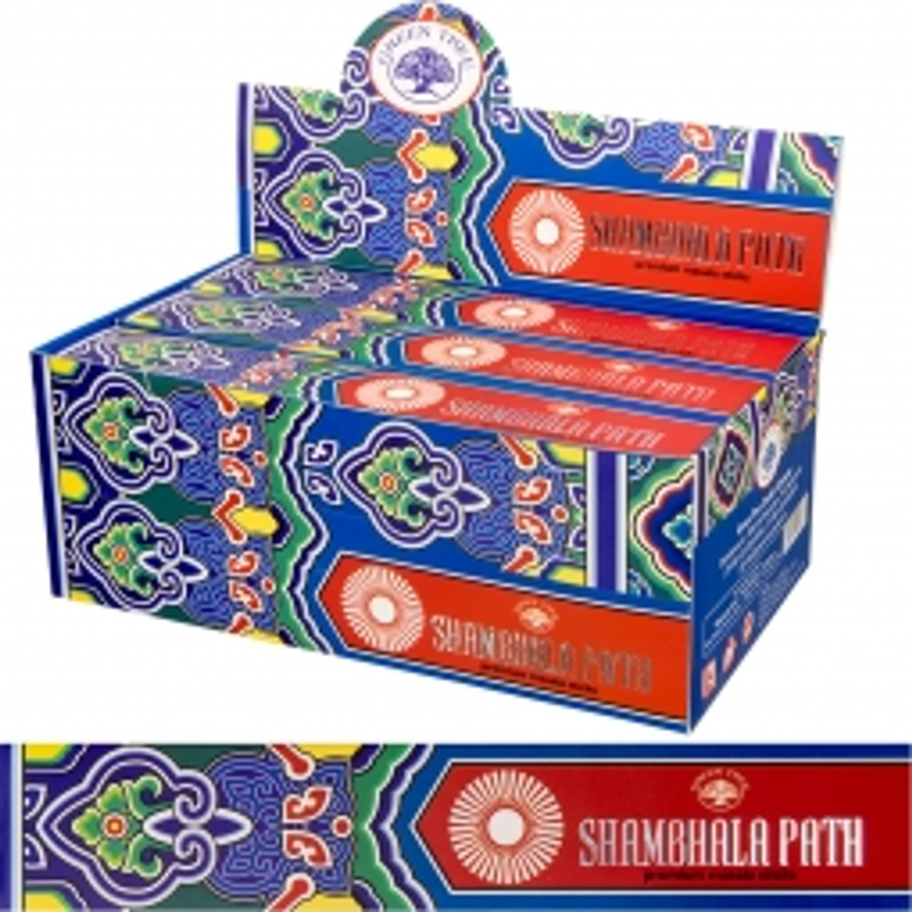 Shambhala Path Green Tree Incense Sticks 15 gm Box