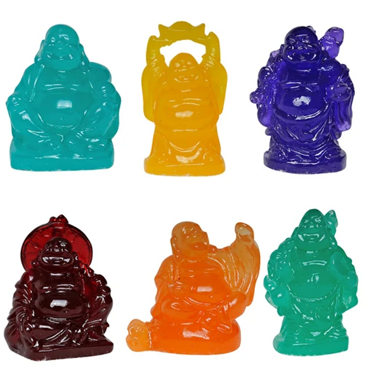 Buddha Colorful Resin Minis