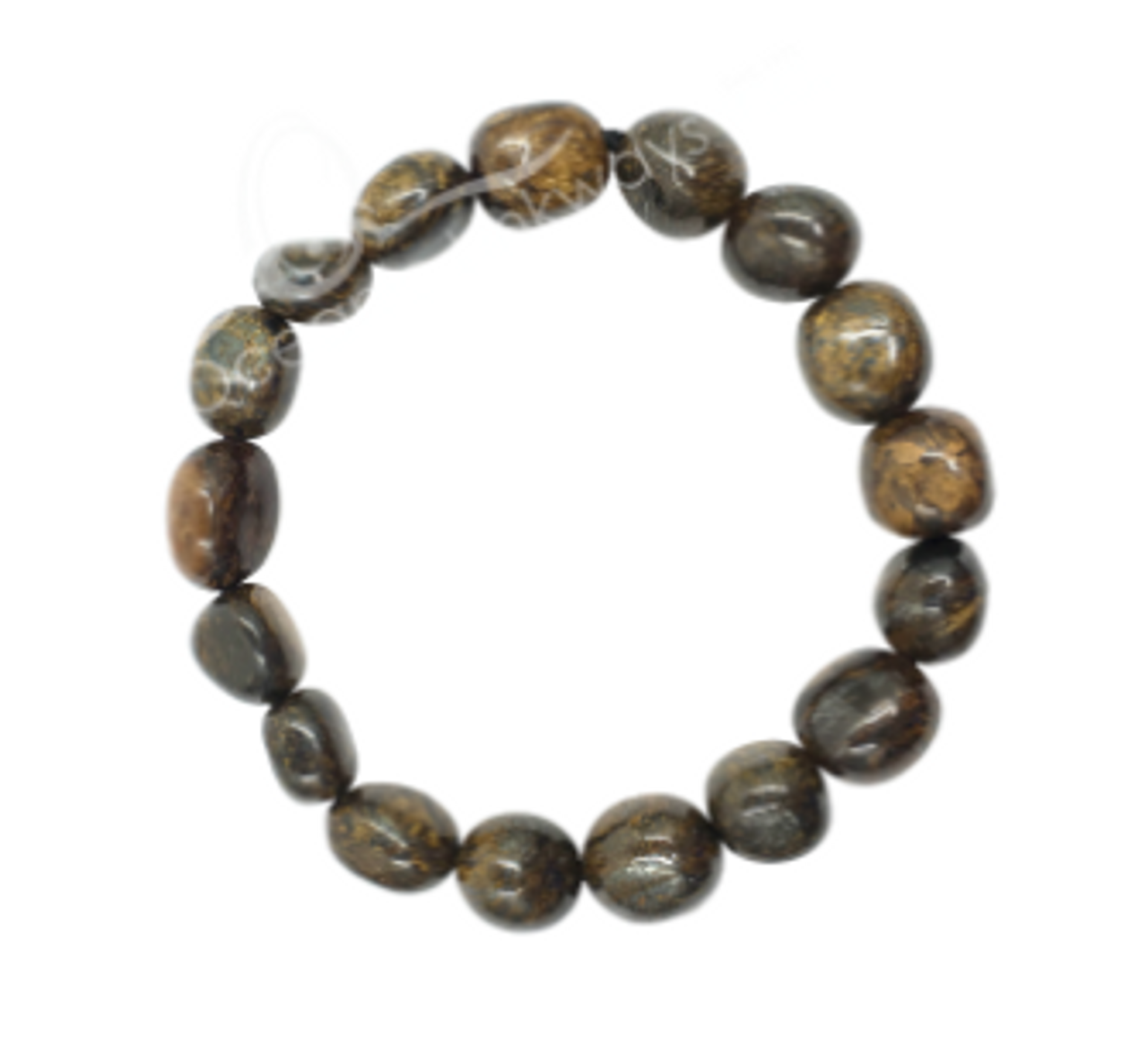 GB Axinite aka Bronzite Tumbled Bracelet