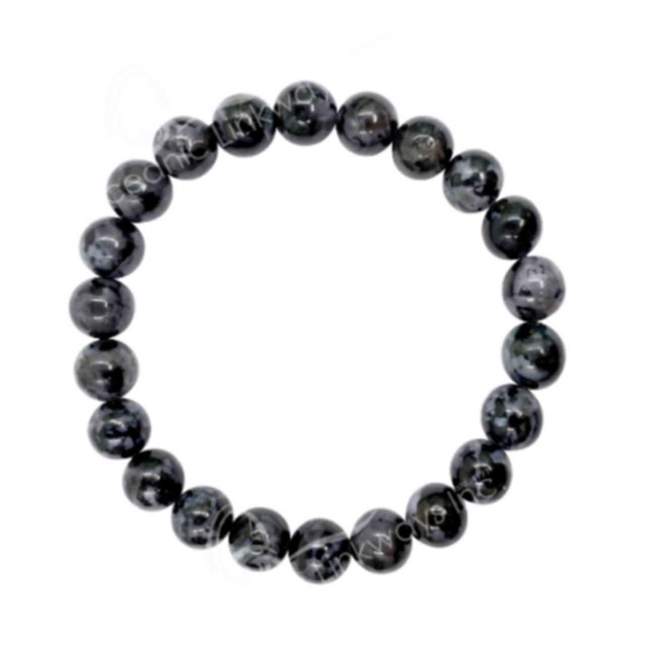 GB Indigo Gabbro 8mm Elastic Bracelet