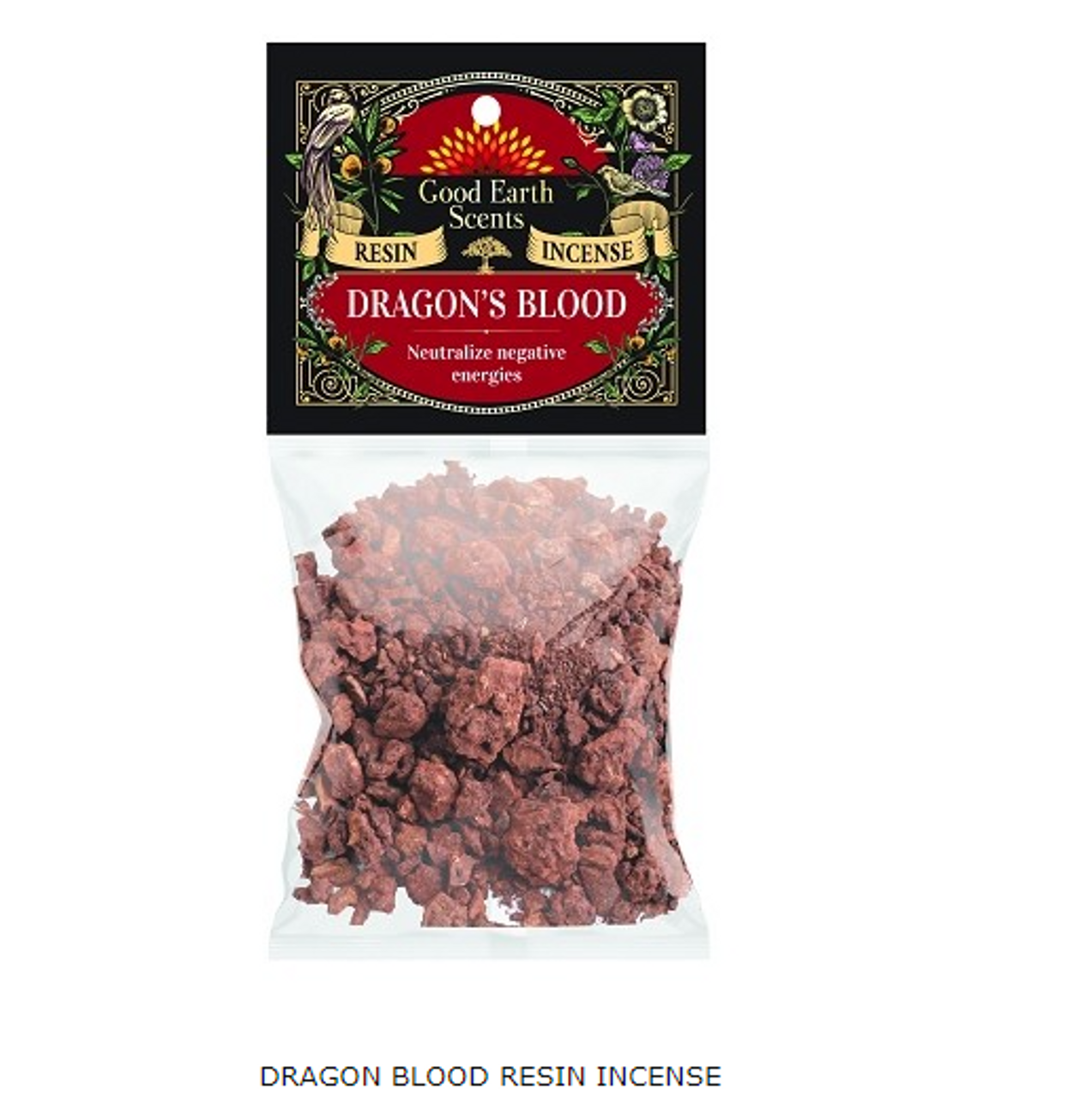 Dragon Blood Resin - Good Earth Soul Sticks Scents Resin Incense