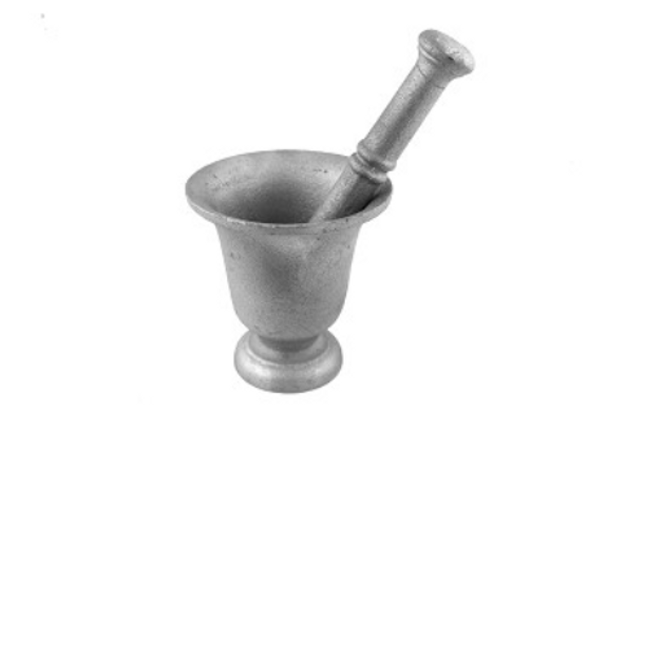 Mortar & Pestle 4.5" Cast Iron Gray Thin