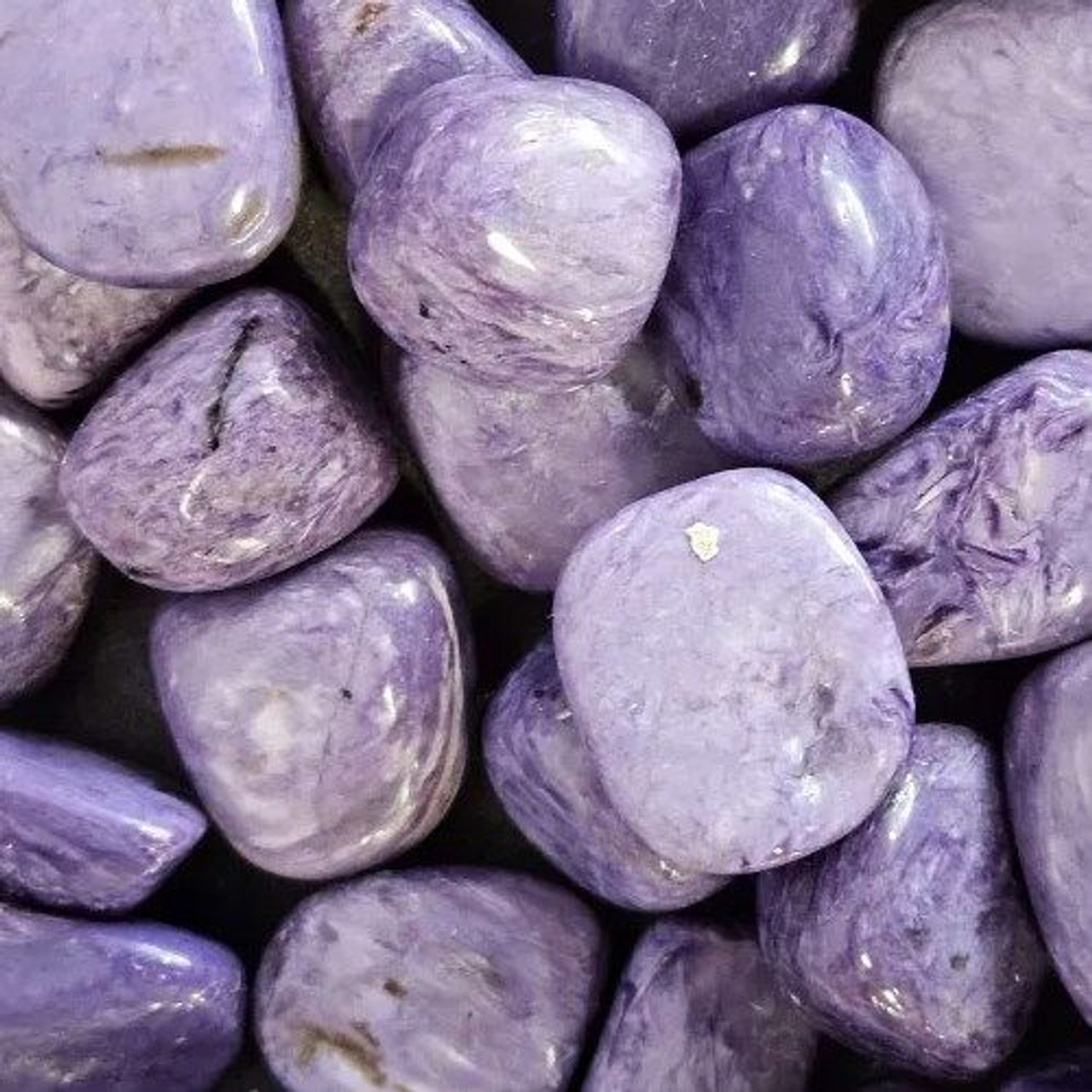 Charoite Tumbled Stone Grade AA .5" - 1.25"