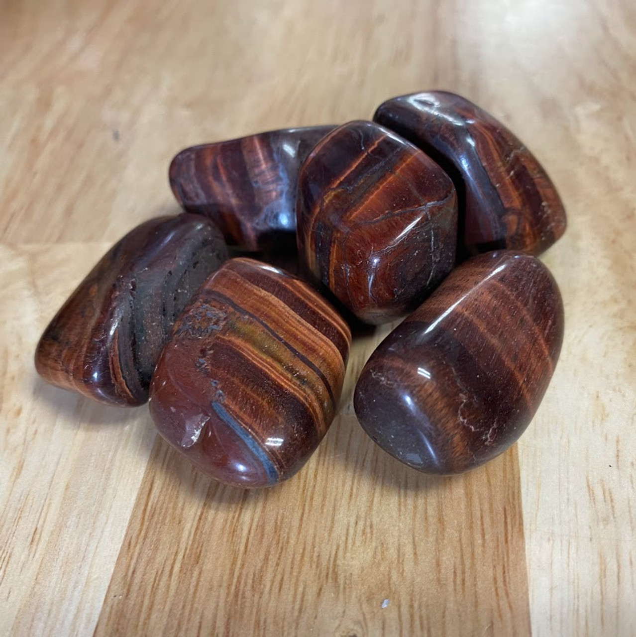 Tiger Eye Red Tumbled Stone - Select