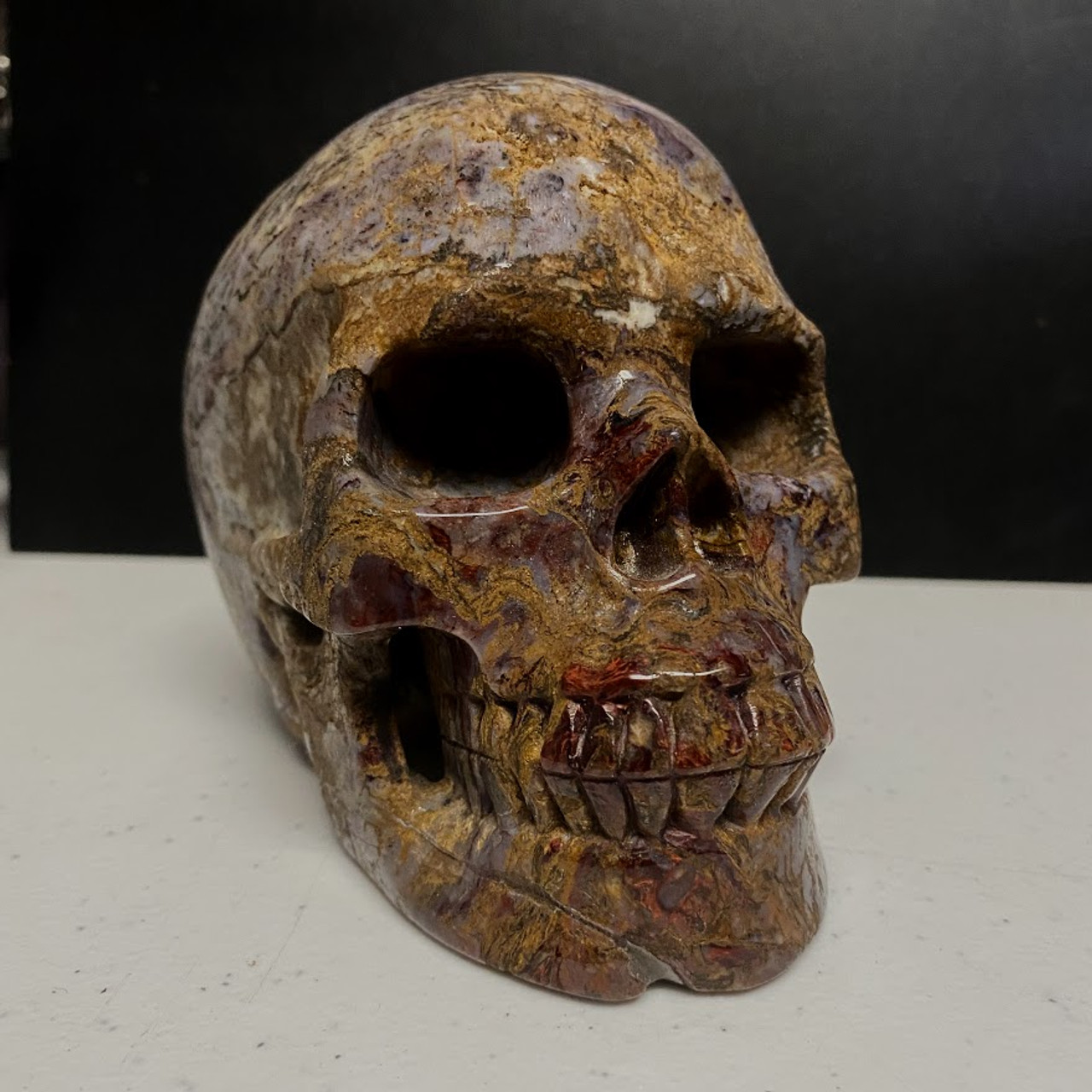 Skull Pietersite 5" 1358 gms