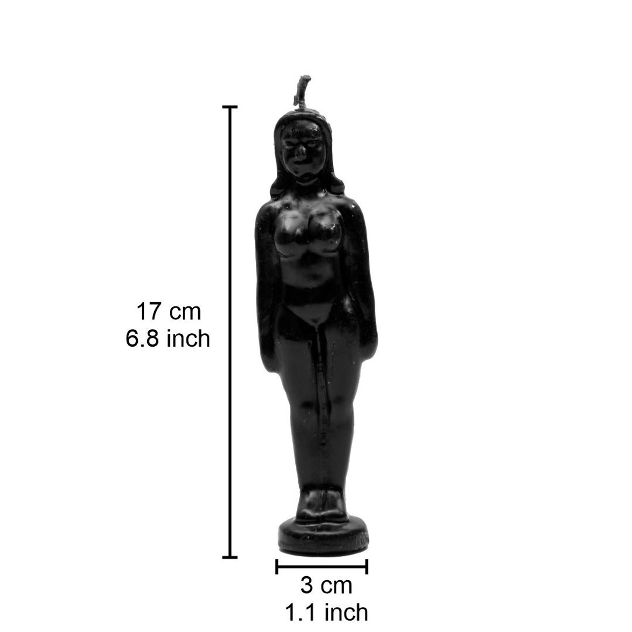 Candle Female Standing Figure  - Select Size & Color