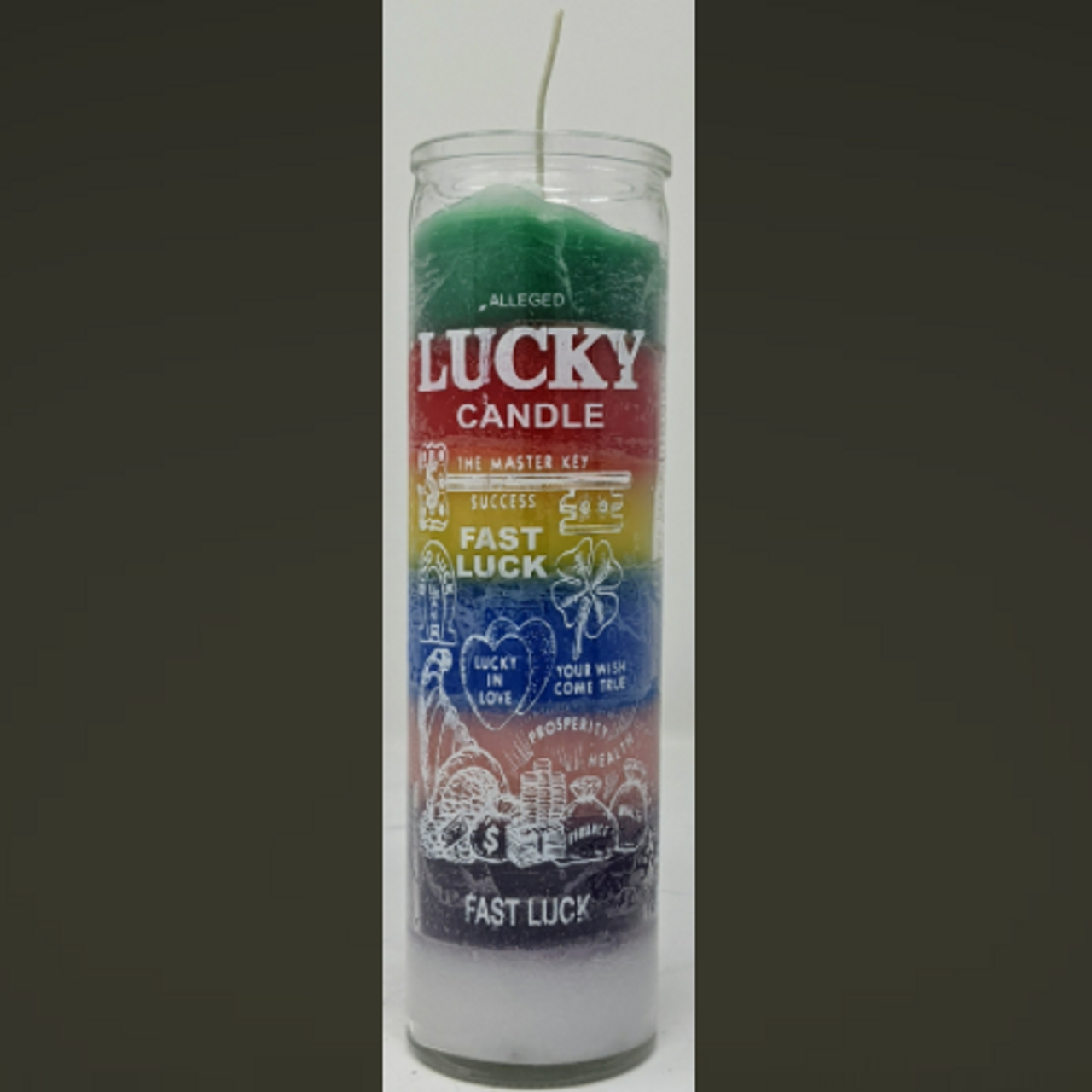 7 Day Candle Fast Luck 7 Colors