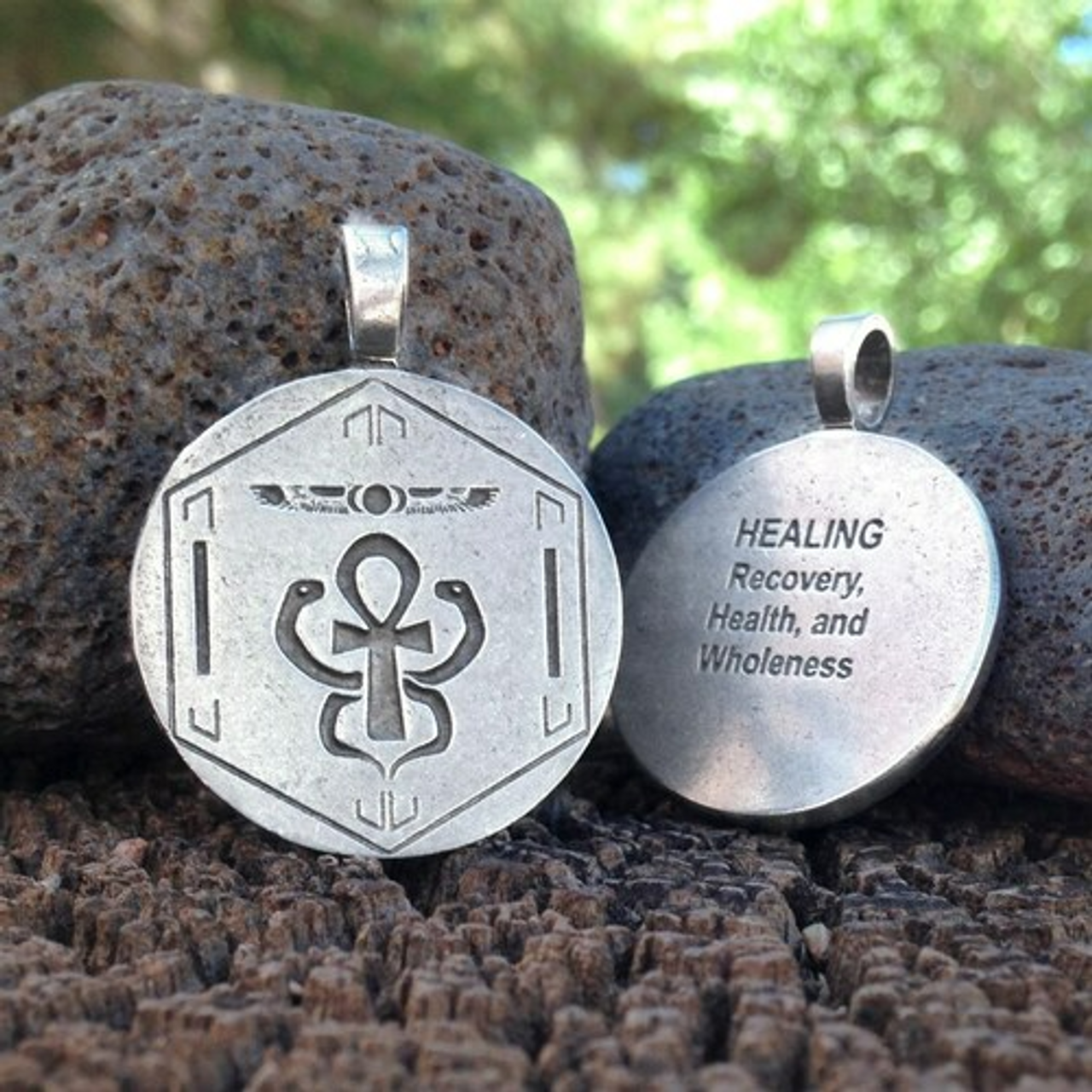 Spell Charm Pewter Pendants by Chris Penczak