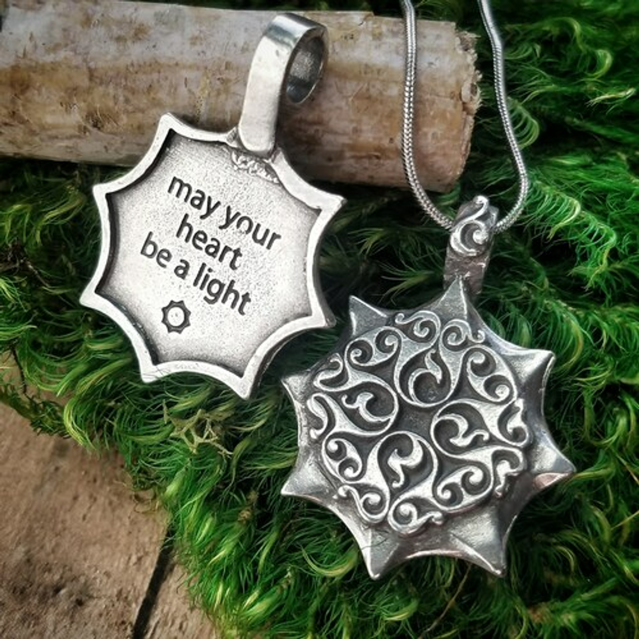 Sacred Grove Pewter Pendant