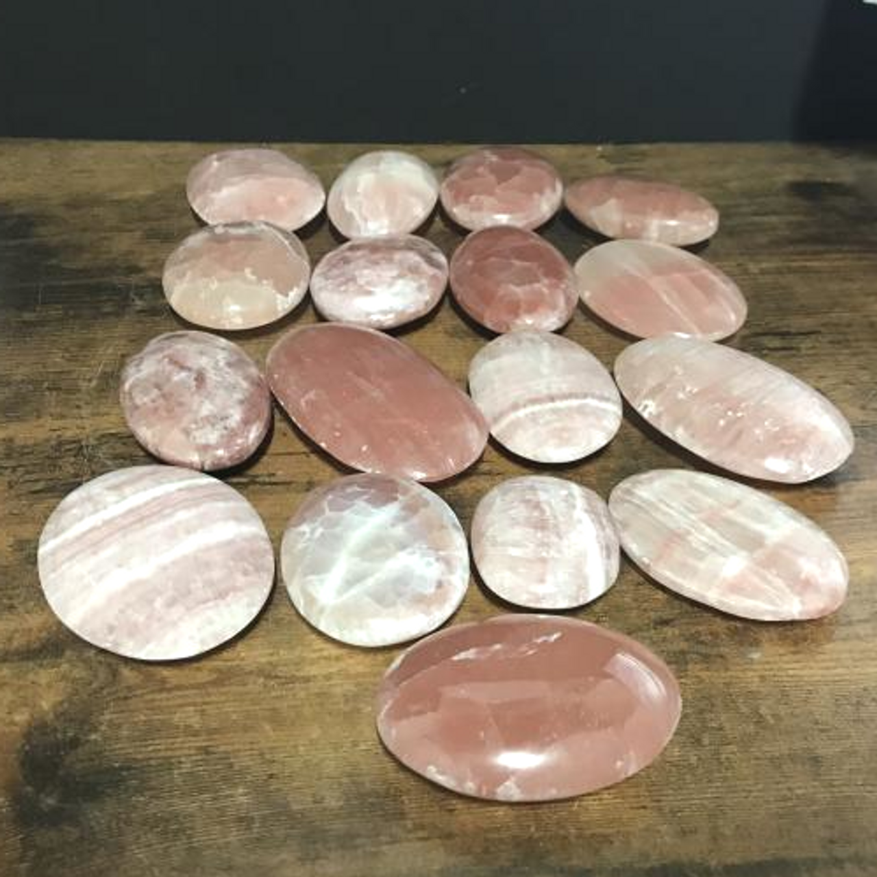 Calcite Strawberry Palm Stone