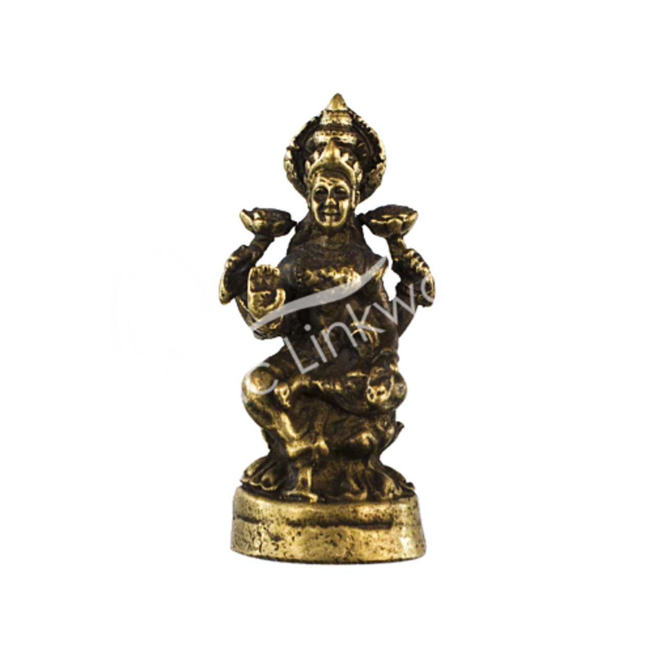 Mini Brass Hindu Deity God Goddess Statue Figurine 1.5"