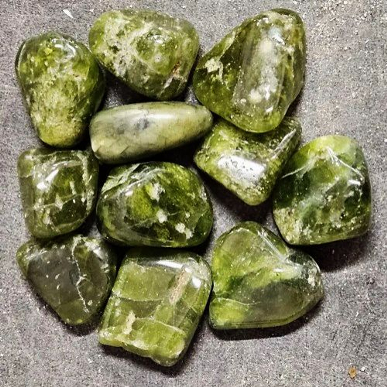 Vesuvianite aka Idocrase Tumbled Stone <1"