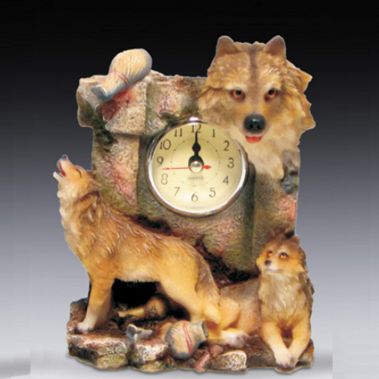 Clock with Animal Asst