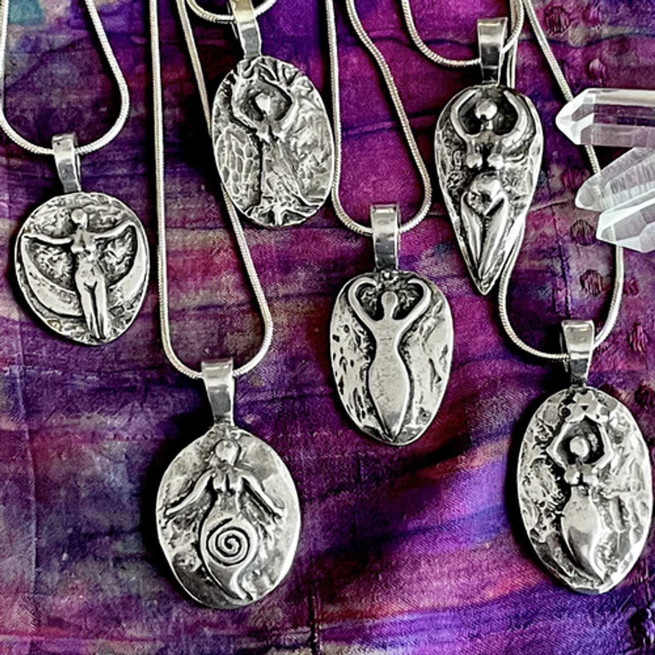 Amulets Of Avalon Pewter Necklace