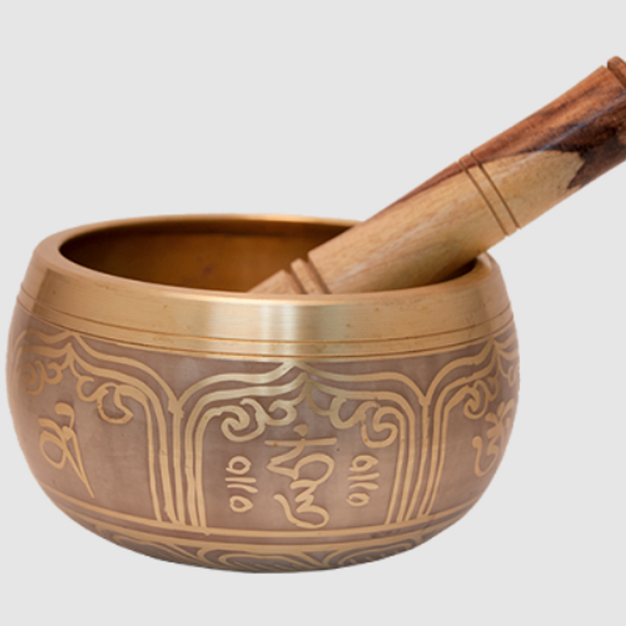 Singing Bowl Gold Tibetan 6"D by Atlanta