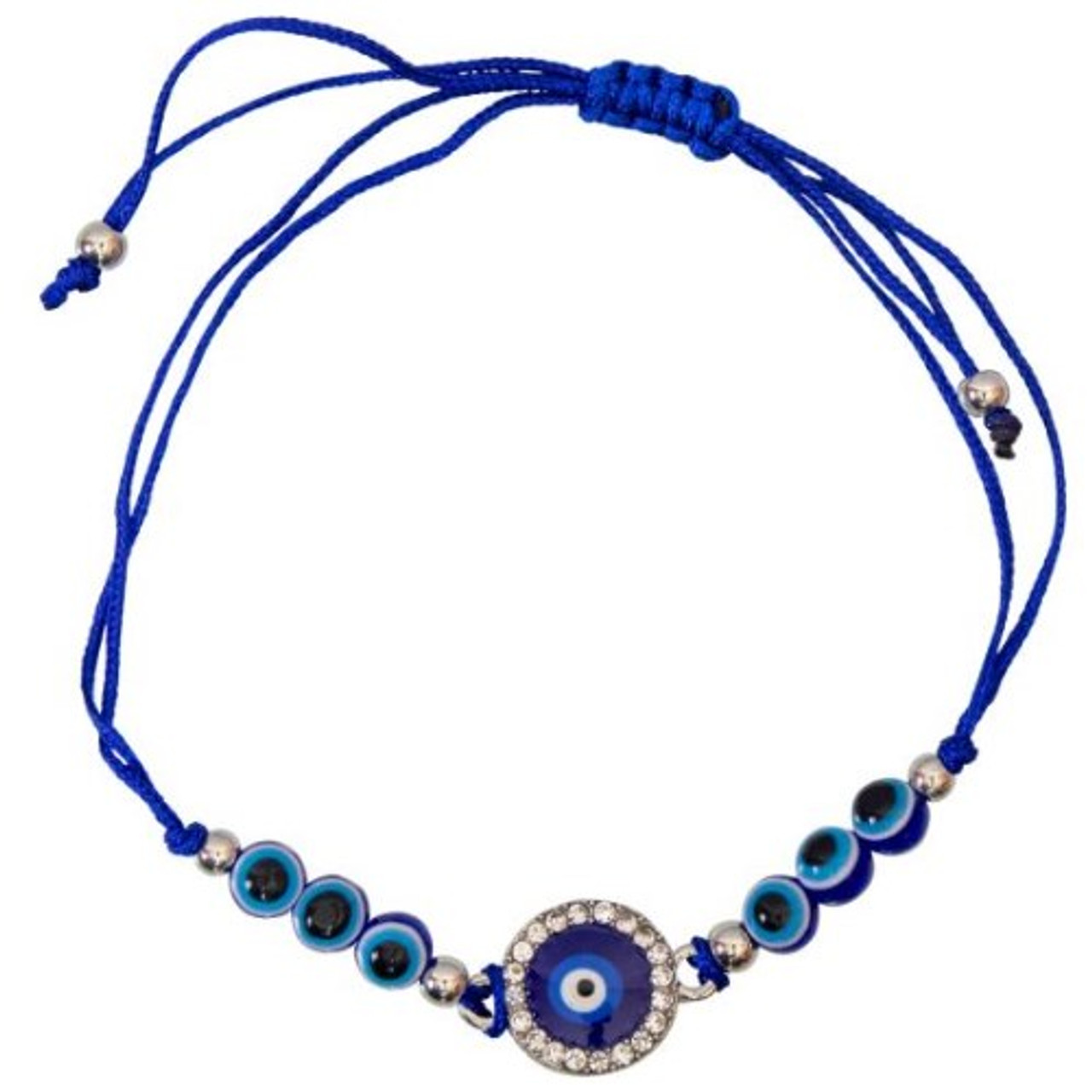 Bracelet Blue Evil Eye Adjustable Cord Assorted Styles
