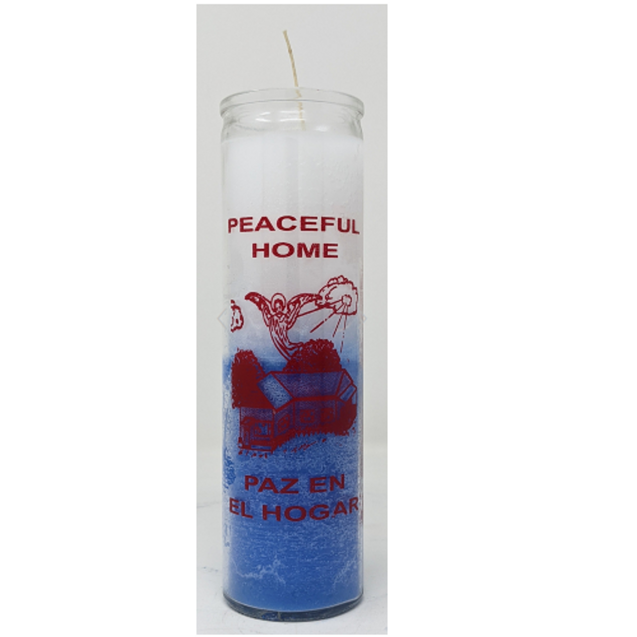 7 Day Candle Peaceful Home White+Blue Two Color