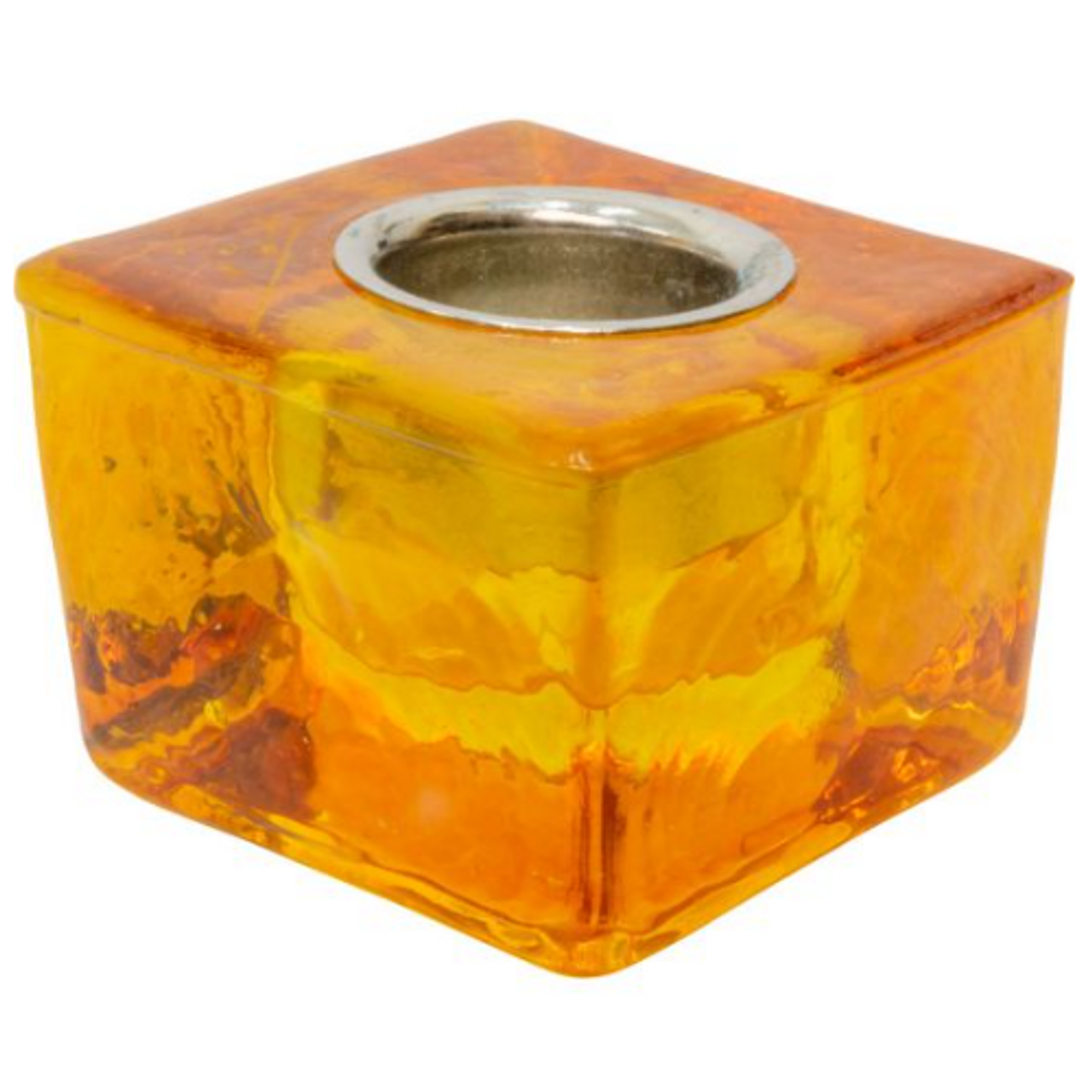 Candle Holder Taper Glass Cube - Select