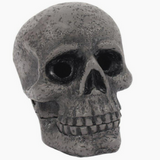 Incense Burner Skull Grey