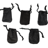 Drawstring Pouch/Bag Leather 3" X 2" - Choose Color